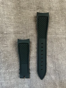 BREGUET MARINE 22MM BLACK RUBBER WATCH STRAP / BAND - Picture 1 of 24