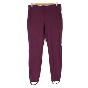 Style & Co. Women's Ponte Stirrup Leggings, Large, Berry Jam Purple - Picture 1 of 3