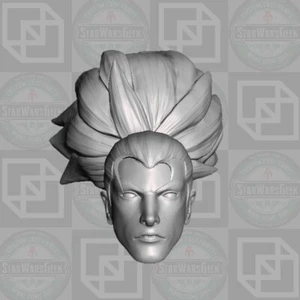 Yasuo League of Legends custom action figure head - Picture 1 of 2