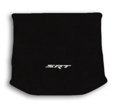 2011-2019 Jeep Grand Cherokee Black Ultimat Carpet Cargo Mat - Silver SRT Logo - Image 1 of 4