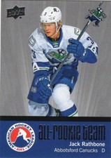 Jack Rathbone 2022-23 Upper Deck AHL All-Rookie Team Abbotsford Canucks