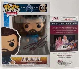 Jason Momoa Signed DC Aquaman Funko POP! Vinyl Figure Autograph JSA COA - Picture 1 of 5