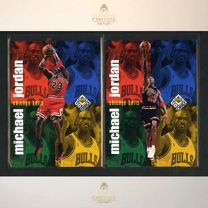 MICHAEL JORDAN 2 LOT - 1997/98 Upper Deck Collector's Choice Checklist C2 - Picture 1 of 2