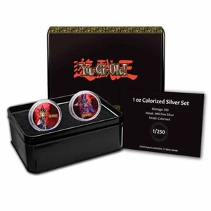 2022 Yu-Gi-Oh! YAMI YUGI & DARK MAGICIAN 2 x 1oz Silver Coin Set $2 Niue - Picture 1 of 9