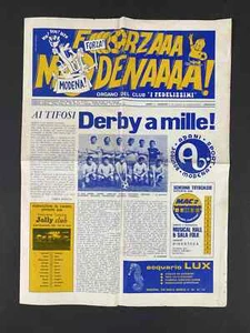 Forza Modena! Rivista - Anno I 1975 N.1 Derby a Mille! - Bild 1 von 3