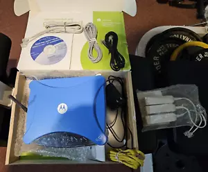Motorola Qwest 3347 DSL Modem Wireless Router Modem with all accessories needed - Picture 1 of 3