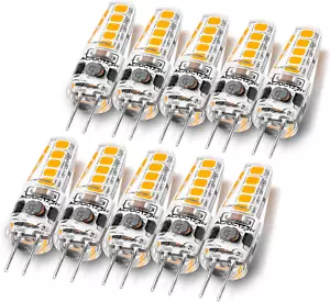 G4 Led Light Bulbs 12V 24V 10W 20W T3 Halogen Bulb Replacement 107D,Jc Bi-Pin G4 - Picture 1 of 6