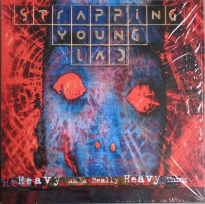 STRAPPING YOUNG LAD - Heavy As A Really Heavy Thing LP - Blue Vinyl Reissue 2022 - Image 1 of 4
