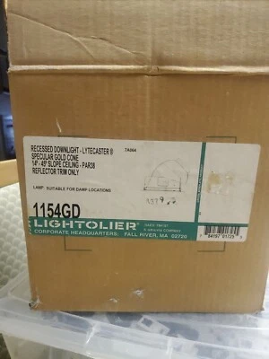 NEW IN BOX LIGHTOLIER 1154GD Only One Available. Shipped Priority Mail W/insuran - Image 1 of 4