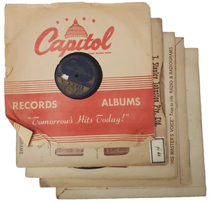 VINTAGE 1930s Vinyl Lot 78 Record DECCA 5 PACK Bing Crosby Birth Of the Blues - Picture 1 of 12