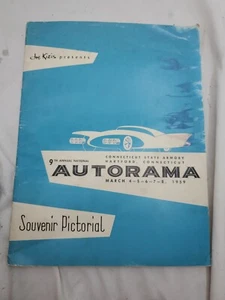 1959 Autorama 9th Annual National Souvenir Pictorial Brochure March 4-8 1959 - Picture 1 of 12