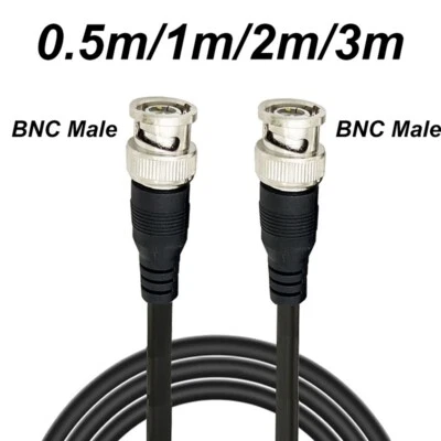 BNC Male To Male Adapter Cable For CCTV Camera Coaxial Connector Cable Camera - Image 1 of 4