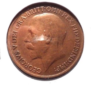 MONETA CIRCOLATA 1914 PENNY UK!! (41615) - Foto 1 di 3
