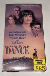 jason robards SQUARE DANCE Winona Ryder Rob Lowe VHS 1986 VIDEO TAPE Blockbuster - Picture 1 of 3