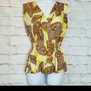 TRINA TURK Wrap-look Sleeveless Top - Picture 1 of 5