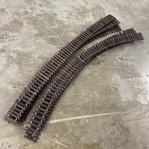 O Gauge Phantom Tinplate Curved 36” Long Sectional Track 8pc EX - Picture 1 of 6