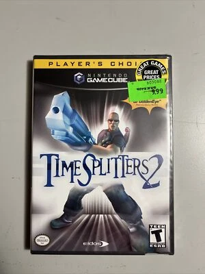 TimeSplitters 2 (Nintendo GameCube, 2002) Players Choice Factory Sealed - Image 1 of 4