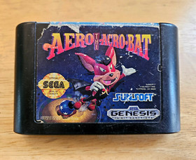 Sega Genesis - Aero the Acrobat - Tested & Guaranteed Video Game