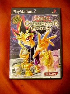 Yu-Gi-Oh! Capsule Monster Coliseum (PS2, 2004) PlayStation 2 w/ Manual - Picture 1 of 3