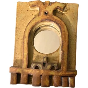 Art By Michael and Harriet Cohen 1960 Modernist MCM Ceramic Mirror MCM Pottery - Picture 1 of 8
