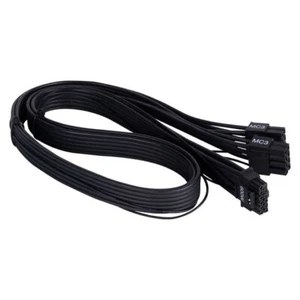 Silverstone SST-PP14-EPS 2 x EPS 8Pin to 12+4Pin PCIe Gen5 Cable - Picture 1 of 3