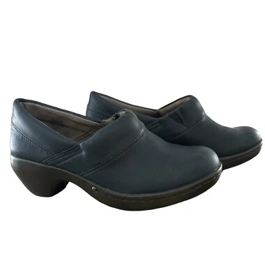 Женские кожаные сабо Easy Spirit Segeroldm Mule размер 7 темно-синие без шнурков - Изображение 1 из 4