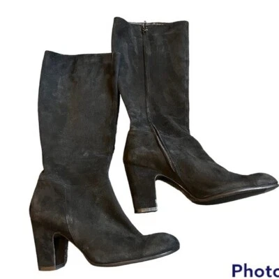 Robert Clergerie Suede Knee High Boots, size 9.5 - Image 1 of 4