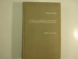 Kriminologie Robert B. Caldwell Kriminalpsychologie Buch HC 2. Auflage 1965 - Bild 1 von 4