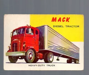 World on Wheels (1954) TOPPS - Card # 12 - Mack Truck - Picture 1 of 2