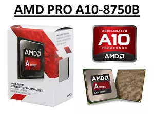 AMD PRO A10-8750B Quad Core Processor 3.6 - 4.0 GHz, Socket FM2+, 65W CPU - Picture 1 of 5