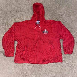 Vintage Pro Player Herren Ohio State Buckeyes Jacke Packable Windbreaker Größe XL - Bild 1 von 6