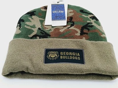 Nike Hombre Georgia Bulldogs Camuflaje Apreciación Militar Puño Tejido Gorro UGA. Foto 1 de 4