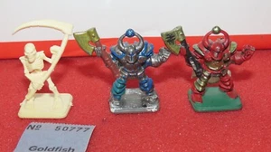 Games Workshop Heroquest Figuren Chaoskrieger Skelett Ersatzteile 3 Figuren Lot GW - Bild 1 von 3