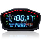 Lcd Led Motorcycle Speedometer Digital Tachometer Backlight Mph Speed Odometer