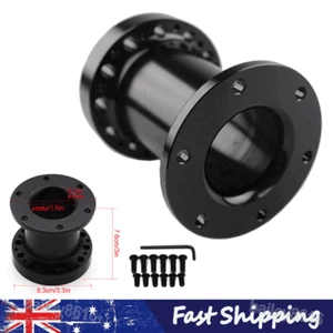 Universal Steering Wheel Hub Spacer Quick Release Hub Adapter Snap Off Boss Kit - Picture 1 of 9