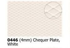 Slaters 0446 - 1 x 0.5mm Thick x 300mmx174mm Chequer Plate Plastikard Sheet 1stP