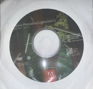 Adobe Photoshop Lightroom 5 Software DVD, With CODE: VGC - Picture 1 of 3