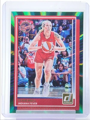 LEXIE HULL 2025-26 DONRUSS WNBA GREEN HOLO LASER FEVER Q4147 - Image 1 of 2