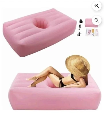 BBL Bed with Pump for Post-Surgery Recovery, Inflatable Mattress with Hole 😴 - Image 1 of 4