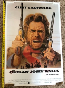The Outlaw Josey Wales Filmplakat 27x40 Clint Eastwood Chief Dan George - Bild 1 von 5