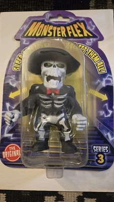 Monster Flex Esqueleto Mexicano Super Elástico Serie 3 RARO  Foto 1 de 4