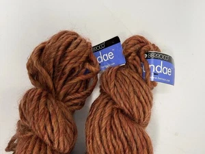 2 Yarn SKEINS ~ LUXURY Burroco Sundae Yarn RUST COLOR NWT ~ Wool Blend - Picture 1 of 6