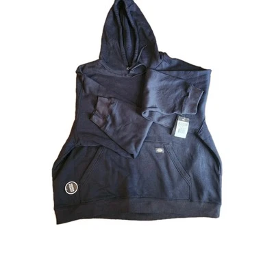 New Dickies Men's Pullover Fleece Hoodie - Black 4XL Big & Tall New With Tags - Image 1 of 3