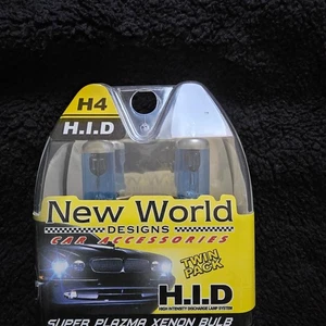 Super Bright H4 12v 130/100W P43T Plazma Xenon Bulb Twin Pack H.I.D. - Picture 1 of 7