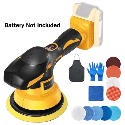 8 Speed Cordless Car Polisher Sander Buffer  Polisher For DeWalt 18 20V Battery - image 1 of 4