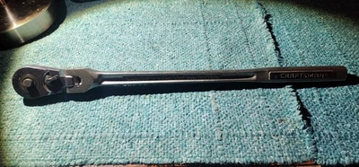 Craftsman 1/2" Drive Flex Head Trinquete #44816 -VVN- ¡Cromo EE. UU.! Marcado con "JJP,Ɓ" Foto 1 de 4