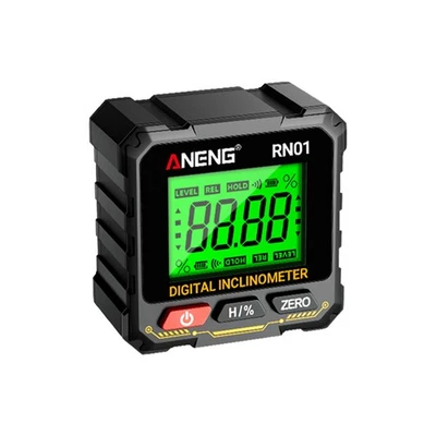ANENG Magnetic Digital Angle Finder Level Protractor Inclinometer 0°-360° Gauge - Image 1 of 4