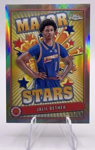 2024 Topps Chrome McDonalds Jalil Bethea Gold Major Stars 37/50 #SES-JAB - Bild 1 von 2