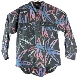 Camisa vintage abotonada talla pequeña Sir Baron manga larga diseño retro para hombre - Imagen 1 de 5