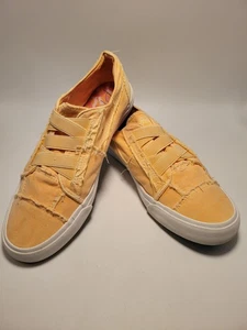 Women's Blowfish Malibu Marley Sneakers Sunrise Color Washed Canvas Size 10 - Foto 1 di 12